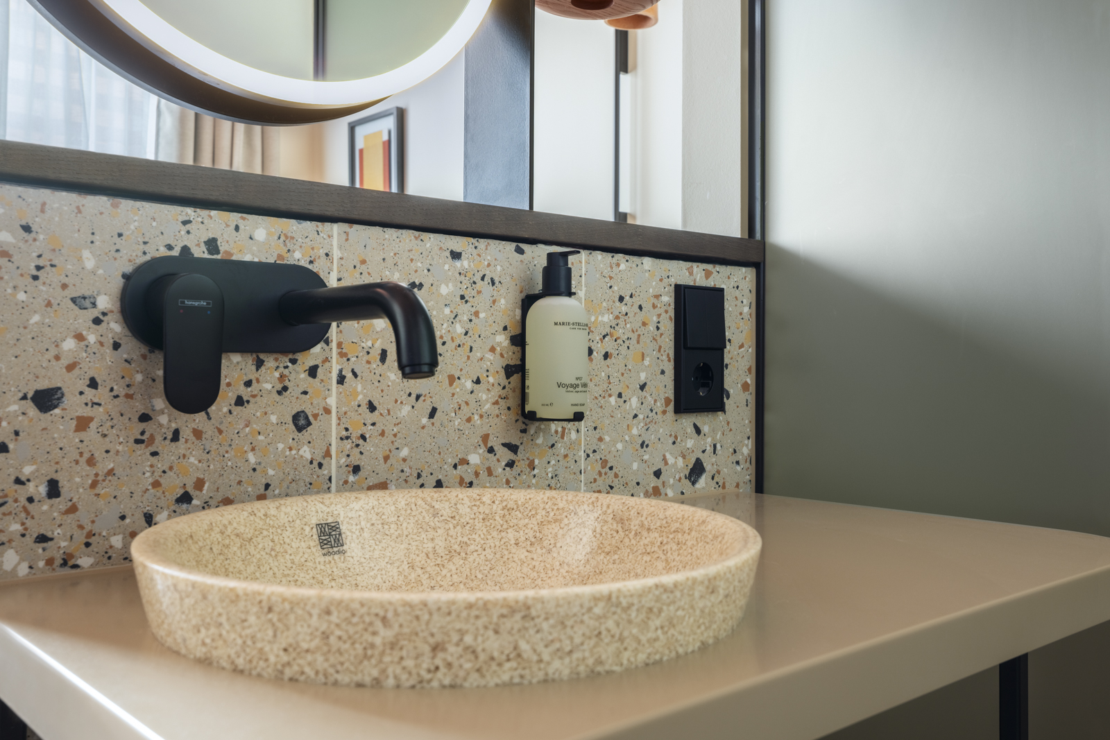 Woodio woodchip low impact sink by Finnish design company Woodio woodchip low impact sink by Finnish design company